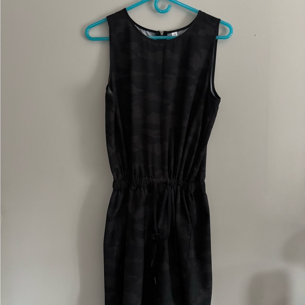 Kyodan Black Camo Midi Dress